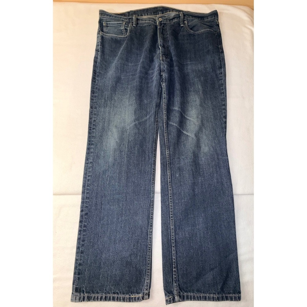 Levi's 559 Relaxed Straight Jeans Mens Size 44x36 Blue Dark Wash